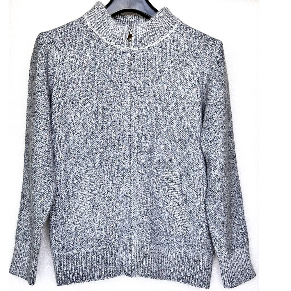 NEW Christina Blue Wool Blend Sweater